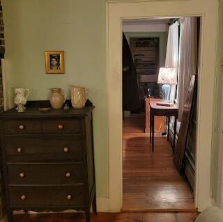15 River Rd, Phillips, ME 04966 - hallway with wood finished floors
