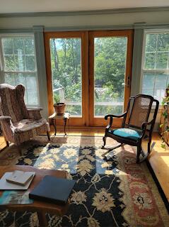 15 River Rd, Phillips, ME 04966 - sunroom featuring french doors and plenty of natural light