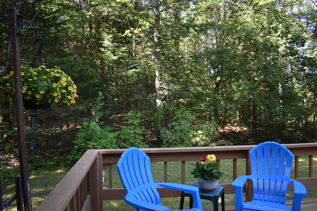 96 Pamela Dr, Winthrop, ME 04364 - view of deck