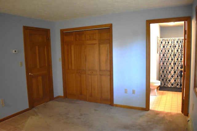 96 Pamela Dr, Winthrop, ME 04364 - unfurnished bedroom featuring carpet, baseboards, a closet, and ensuite bath