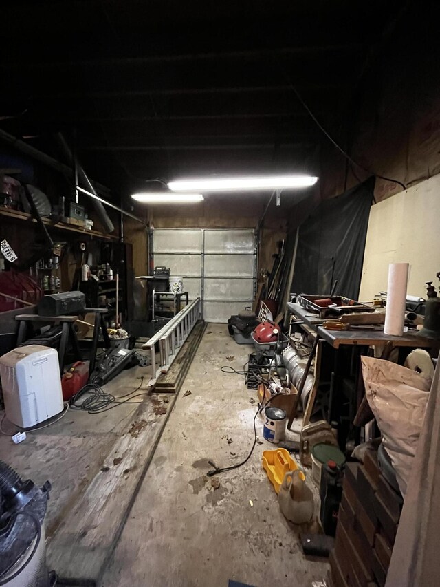 371 Carding Machine Rd, Bowdoinham, ME 04008 - view of garage