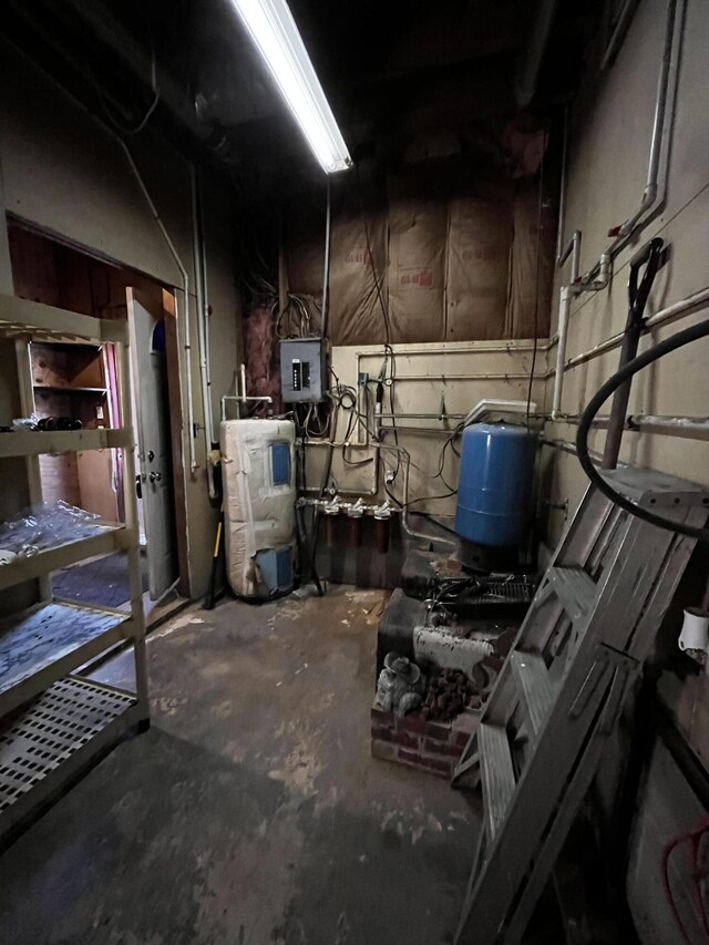 371 Carding Machine Rd, Bowdoinham, ME 04008 - utility room with electric panel