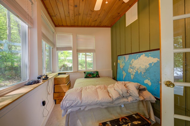 27 Chickadee Ln, Naples, ME 04055 - bedroom featuring wooden ceiling