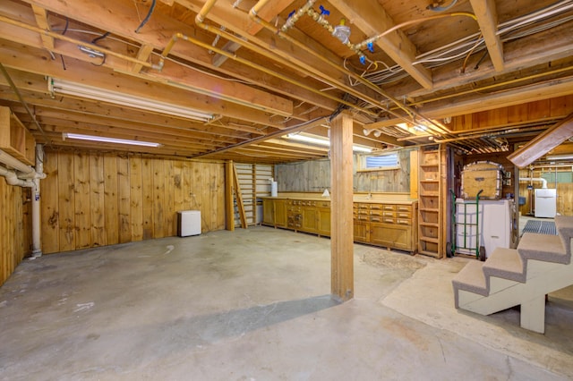 27 Chickadee Ln, Naples, ME 04055 - unfinished basement featuring stairs
