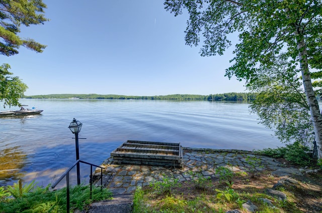 27 Chickadee Ln, Naples, ME 04055 - dock area with a water view
