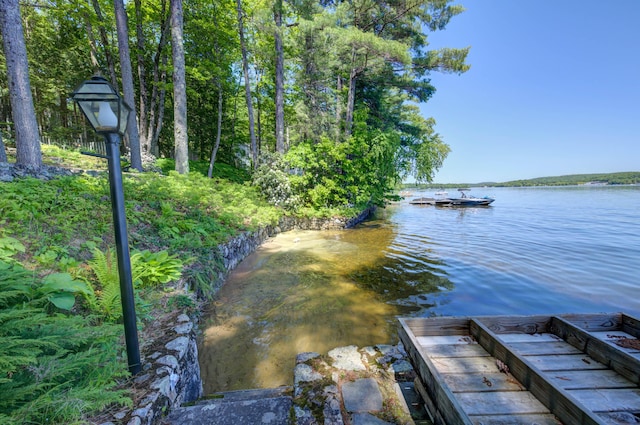 27 Chickadee Ln, Naples, ME 04055 - dock area with a water view