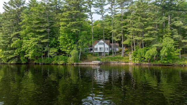 27 Chickadee Ln, Naples, ME 04055 - water view with a forest