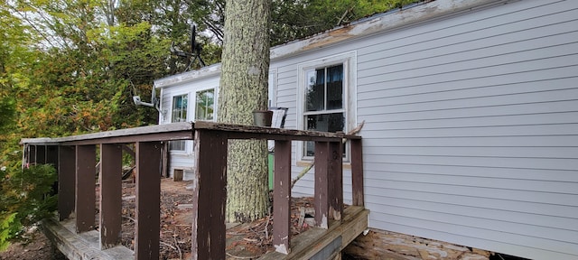 208 Camp Rd, Cooper, ME 04657 - view of deck