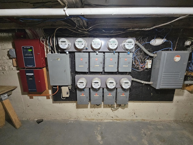 308 Bates St, Lewiston, ME 04240 - utilities featuring electric meter and electric panel