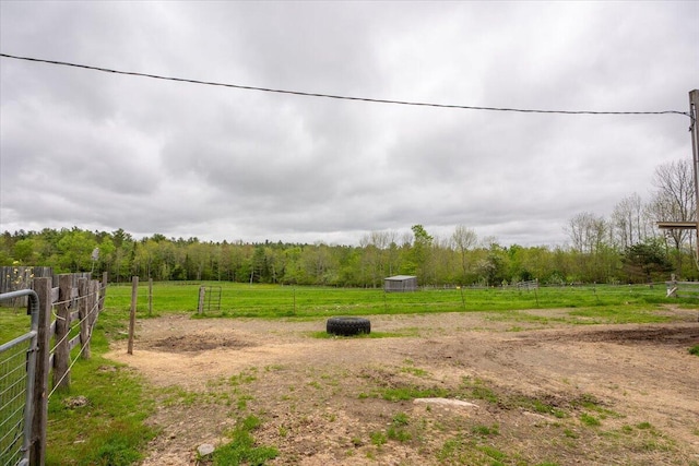 229 Choate Rd, Montville, ME 04941 - view of yard featuring a view of countryside and a wooded view