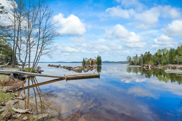 641 Bald Mountain Rd, Rangeley, ME 04970 - dock featuring a water view
