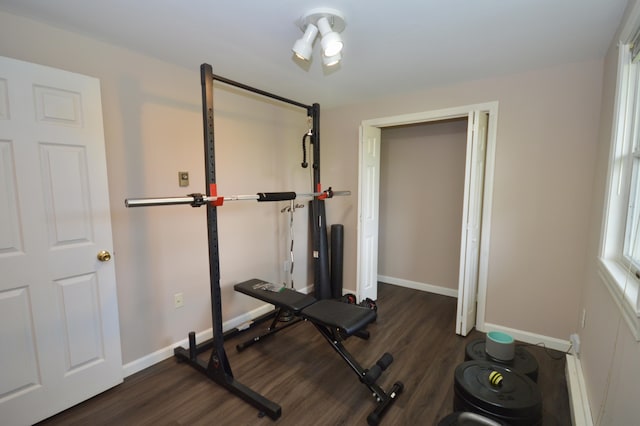 42 Blanchard St, Bangor, ME 04401 - exercise area featuring wood finished floors and baseboards