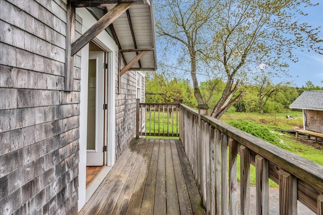 626 Main Rd, Eddington, ME 04428 - view of deck