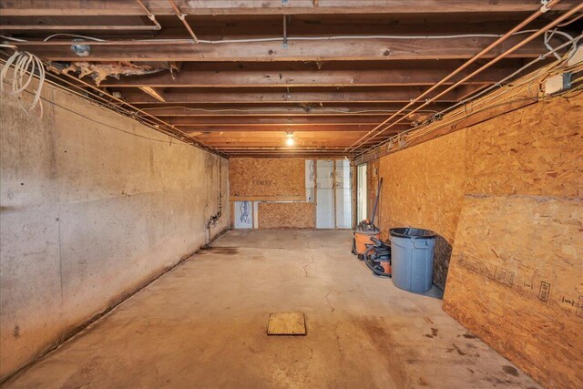 626 Main Rd, Eddington, ME 04428 - view of unfinished basement