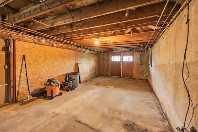 626 Main Rd, Eddington, ME 04428 - basement with electric panel
