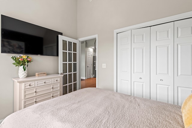 994 Portland Rd Unit 30, Saco, ME 04072 - bedroom with a closet and a high ceiling