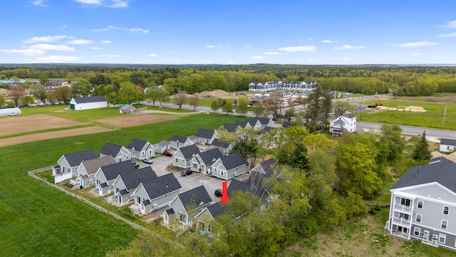 994 Portland Rd Unit 30, Saco, ME 04072 - aerial perspective of suburban area with a heavily wooded area