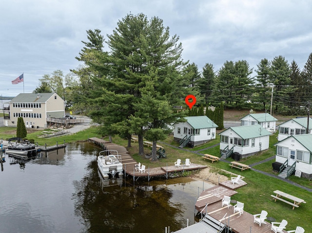 750 Roosevelt Trl Unit 7, Naples, ME 04055 - drone / aerial view of a nearby body of water