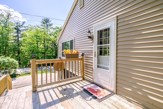 148 Naples Rd, Harrison, ME 04040 - view of deck
