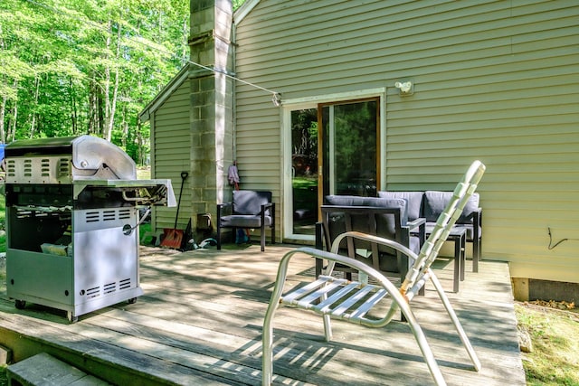 148 Naples Rd, Harrison, ME 04040 - view of patio / terrace featuring a deck and area for grilling