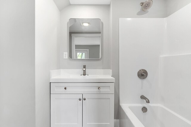 14 Depot St, Buxton, ME 04093 - full bathroom with tub / shower combination and vanity