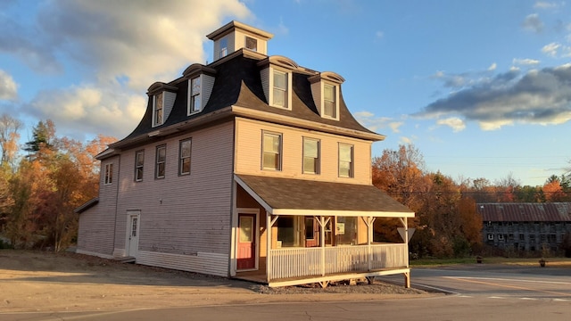 3 Center Hill Rd, Weld, ME 04285 - view of side of property with covered porch and a shingled roof