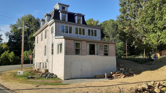 3 Center Hill Rd, Weld, ME 04285 - view of side of home with mansard roof