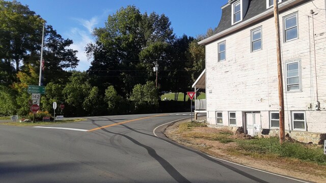 3 Center Hill Rd, Weld, ME 04285 - view of asphalt road with traffic signs