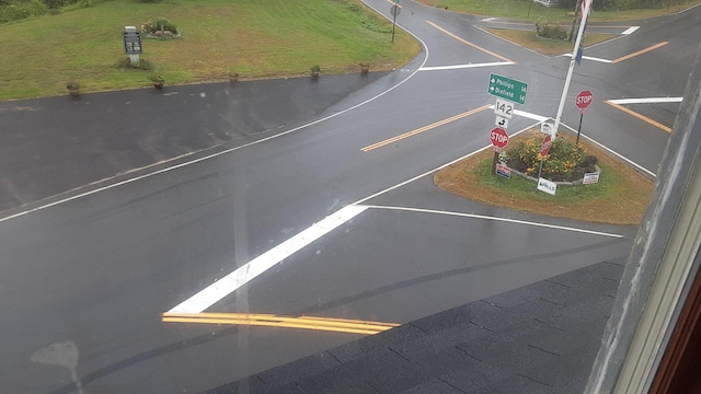 3 Center Hill Rd, Weld, ME 04285 - view of asphalt street featuring traffic signs