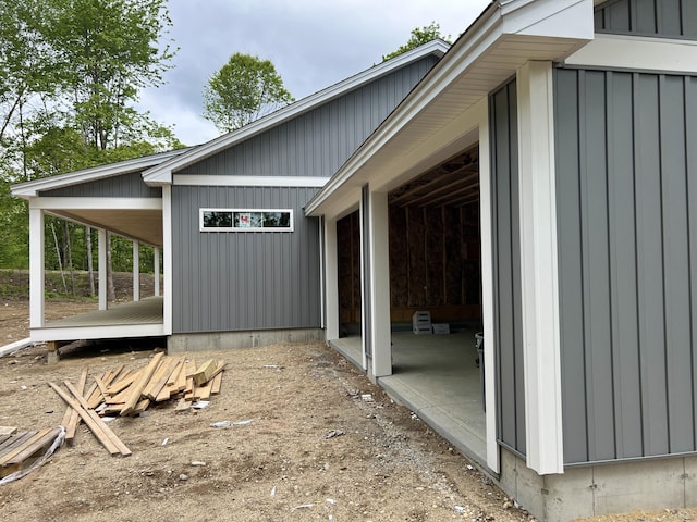 13 Morgan Ln, Limington, ME 04049 - view of side of property featuring board and batten siding