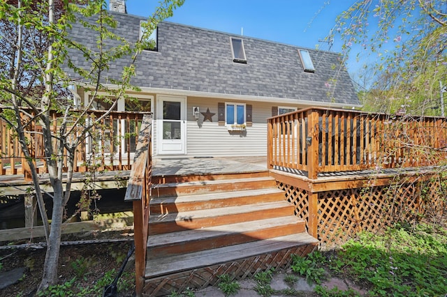 658 High St, West Gardiner, ME 04345 - view of wooden deck
