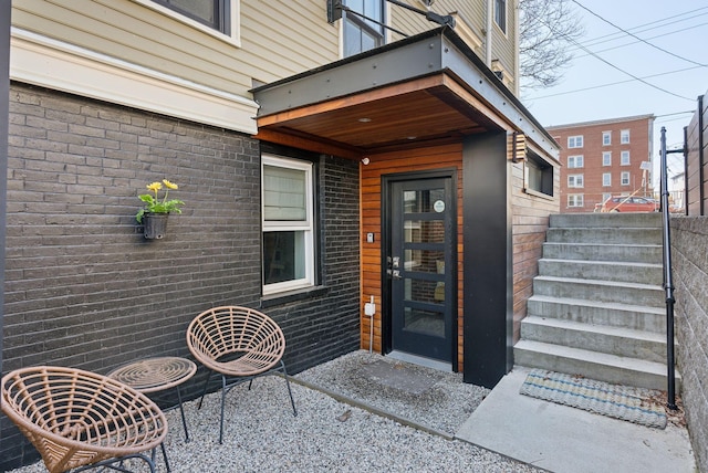 123 Cumberland Ave, Portland, ME 04101 - entrance to property with brick siding