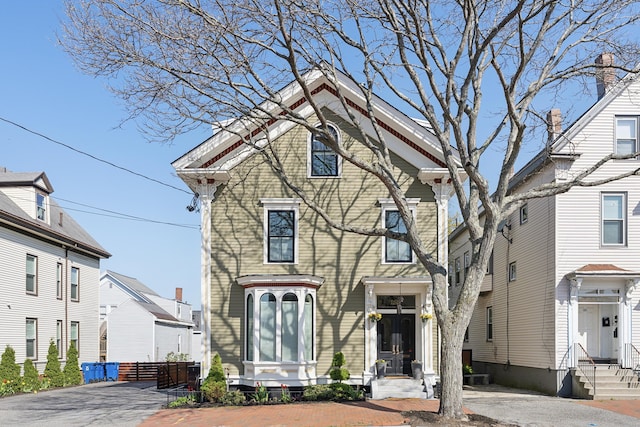 123 Cumberland Ave, Portland, ME 04101 - view of front of home with a residential view and entry steps