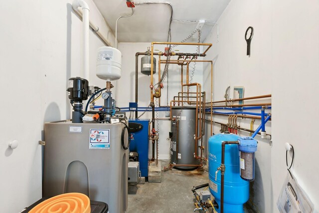 65 Lone Indian Trl, Augusta, ME 04330 - utility room with water heater