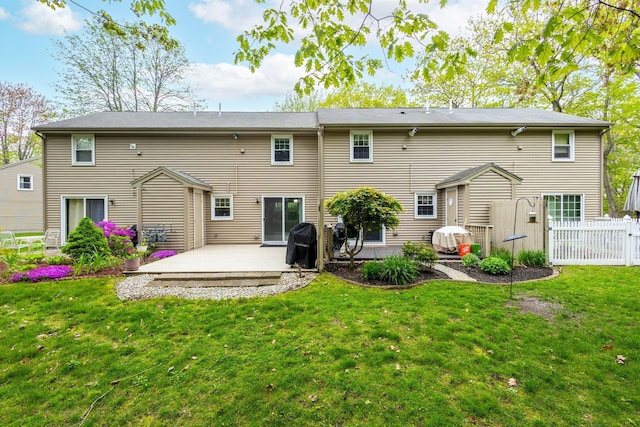 5 Jamestown Ct Unit 5, South Portland, ME 04106 - rear view of house with a patio