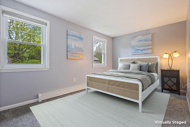5 Jamestown Ct Unit 5, South Portland, ME 04106 - carpeted bedroom with a baseboard radiator and baseboards