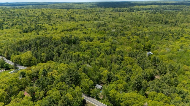 458 Carding Machine Rd, Bowdoinham, ME 04008 - bird's eye view of a heavily wooded area