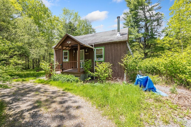 458 Carding Machine Rd, Bowdoinham, ME 04008 - view of chalet / cabin