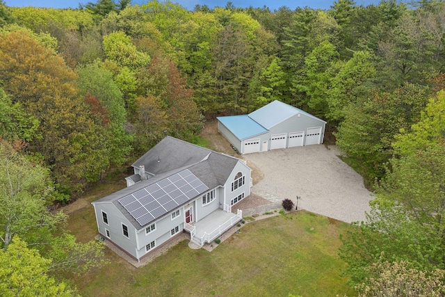 1 Whispering Pines Dr, Old Orchard Beach, ME 04064 - view from above of property featuring a heavily wooded area