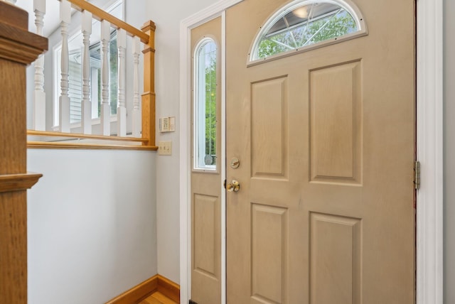 1 Whispering Pines Dr, Old Orchard Beach, ME 04064 - entrance foyer with baseboards