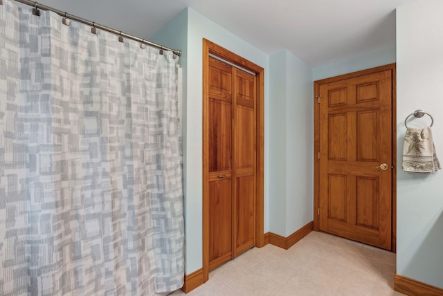 1 Whispering Pines Dr, Old Orchard Beach, ME 04064 - foyer featuring baseboards and light tile patterned floors
