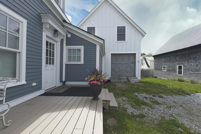 16 Cross St, Camden, ME 04843 - wooden deck with entry steps