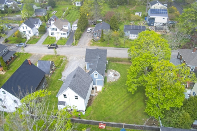 16 Cross St, Camden, ME 04843 - aerial perspective of suburban area