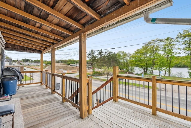 520 Lincoln St, Lewiston, ME 04240 - view of wooden deck