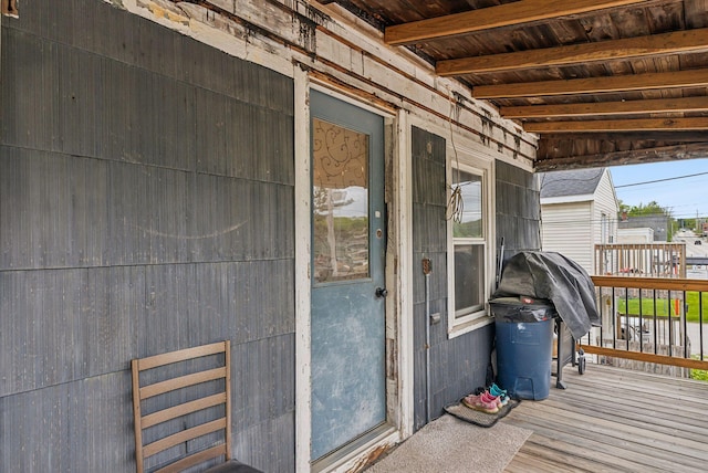 520 Lincoln St, Lewiston, ME 04240 - view of wooden deck