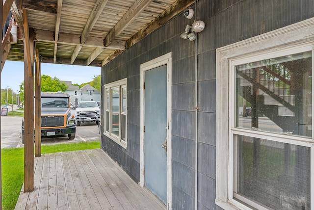 520 Lincoln St, Lewiston, ME 04240 - view of wooden deck