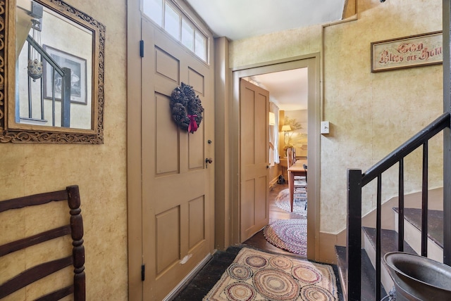 19 Bearce Rd, Winthrop, ME 04364 - foyer entrance with stairs