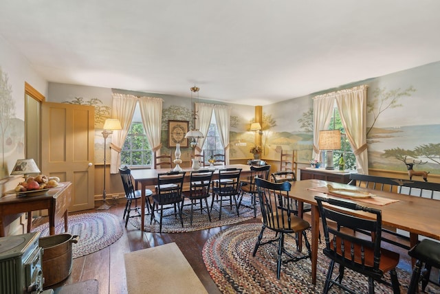 19 Bearce Rd, Winthrop, ME 04364 - dining room with hardwood / wood-style flooring and baseboards