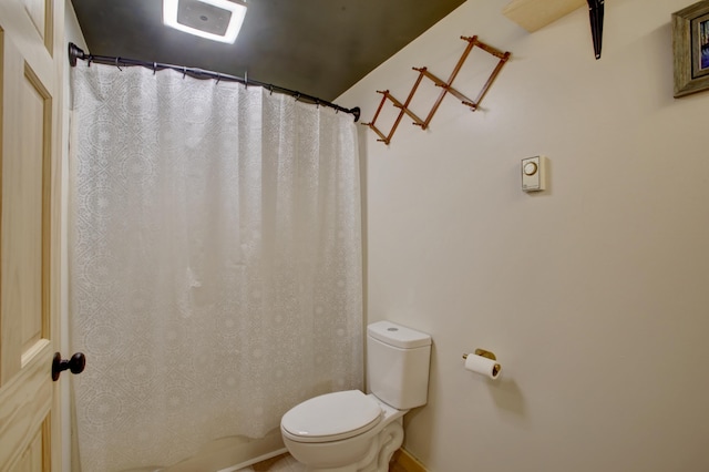 5 Glenridge Dr Unit 5, Portland, ME 04102 - bathroom with toilet and curtained shower