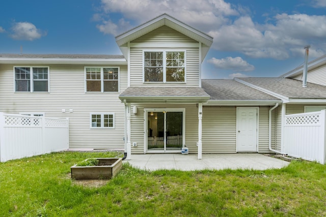 14 Chickadee Cir Unit 14, Brunswick, ME 04011 - rear view of property featuring a patio area and roof with shingles